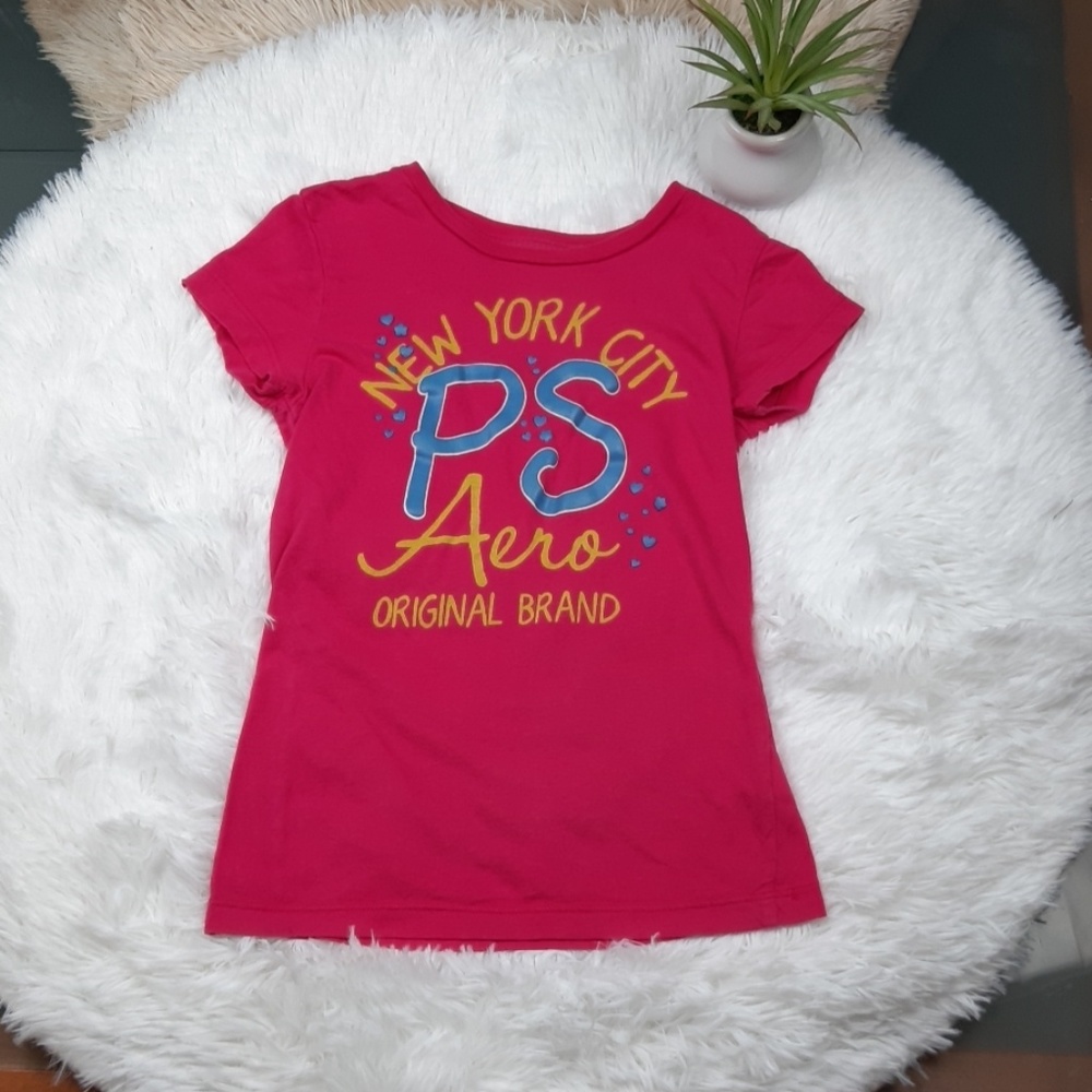 Aéropostale Girl Pink Top Shirt SZ 8